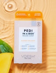 Voesh Pedi in a Box orange background